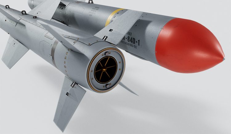 AGM-84D Harpoon - Front Rear